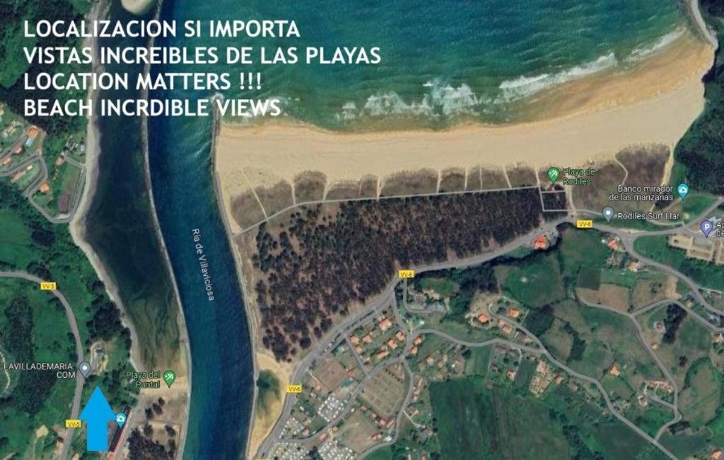 La Villademaria 2 Bloque Apartamento Playa Beach Puntal Villaviciosa  Eksteriør billede
