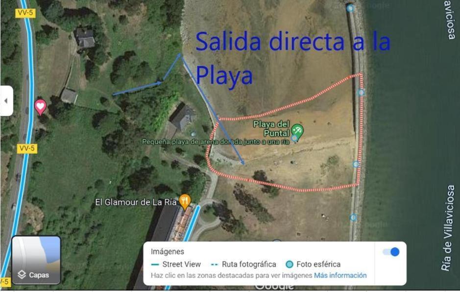 La Villademaria 2 Bloque Apartamento Playa Beach Puntal Villaviciosa  Eksteriør billede